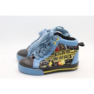 Disney Star Wars Kids High Top Sneakers Size 8 Children’s Shoes Toddler